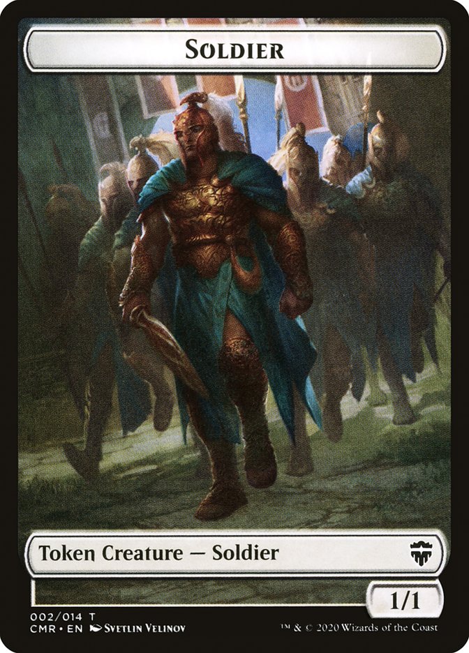 Soldier Token // Thrull Token [Commander Legends Tokens] | North Game Den