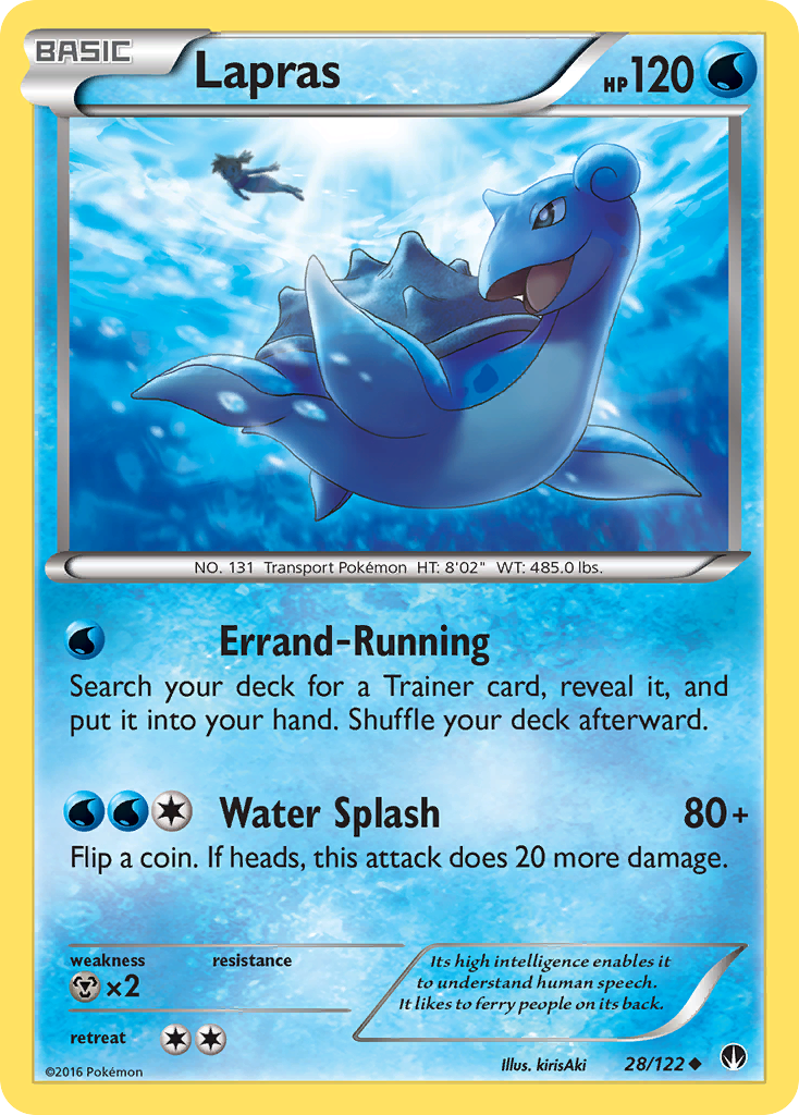 Lapras (28/122) [XY: BREAKpoint] | North Game Den