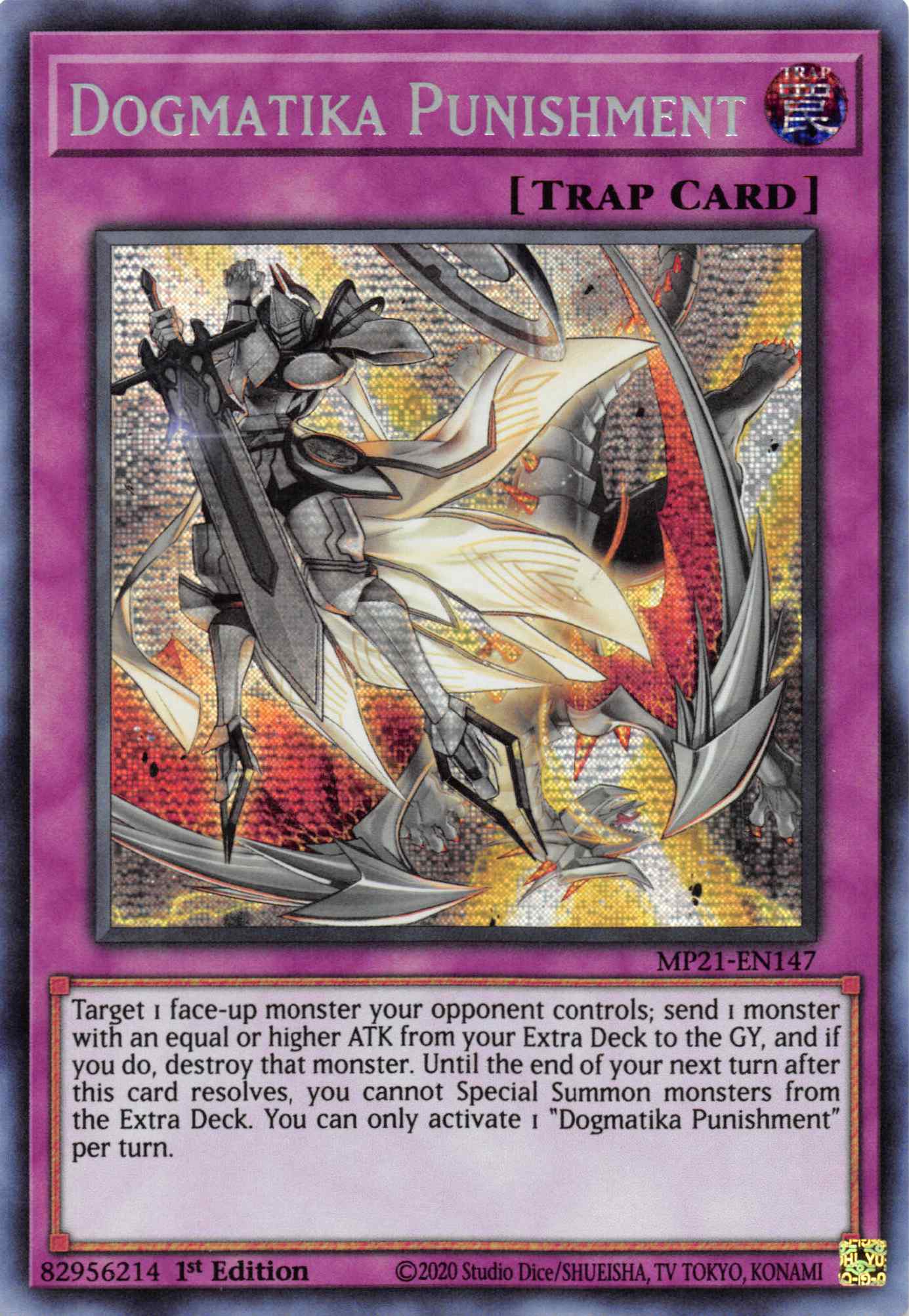 Dogmatika Punishment [MP21-EN147] Prismatic Secret Rare | North Game Den