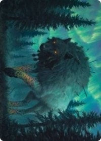 Sarulf, Realm Eater Art Card [Kaldheim: Art Series] | North Game Den