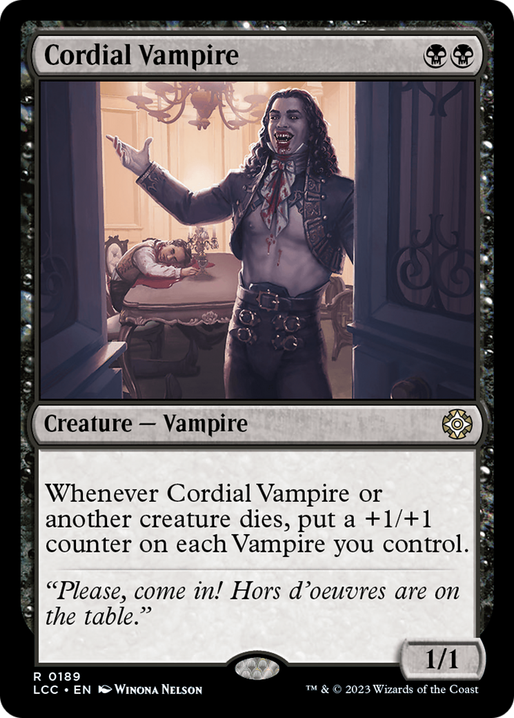 Cordial Vampire [The Lost Caverns of Ixalan Commander] | North Game Den