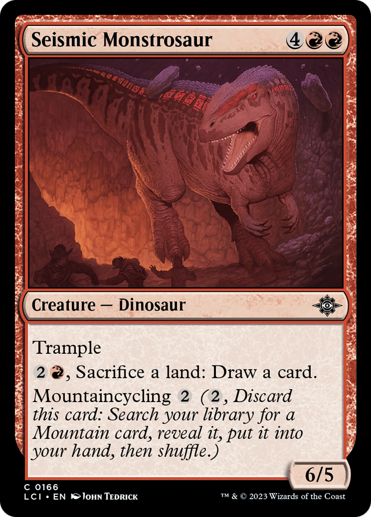 Seismic Monstrosaur [The Lost Caverns of Ixalan] | North Game Den