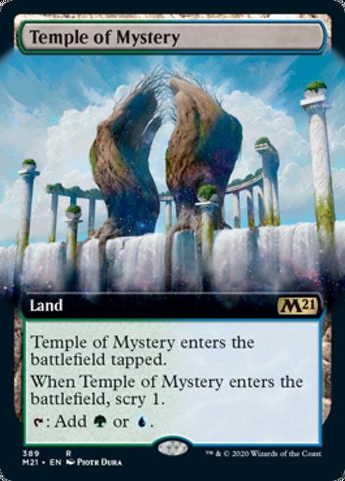 Temple of Mystery (Extended Art) [Core Set 2021] | North Game Den