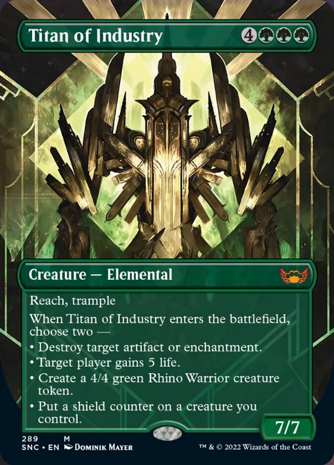 Titan of Industry (Borderless Alternate Art) [Streets of New Capenna] | North Game Den