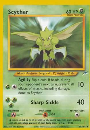 Scyther (55/105) [Neo Destiny Unlimited] | North Game Den