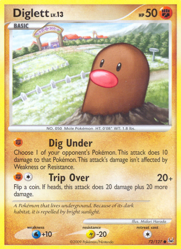 Diglett (72/127) [Platinum: Base Set] | North Game Den