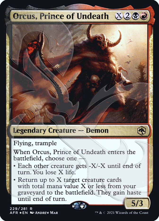 Orcus, Prince of Undeath (Ampersand Promo) [Dungeons & Dragons: Adventures in the Forgotten Realms Promos] | North Game Den