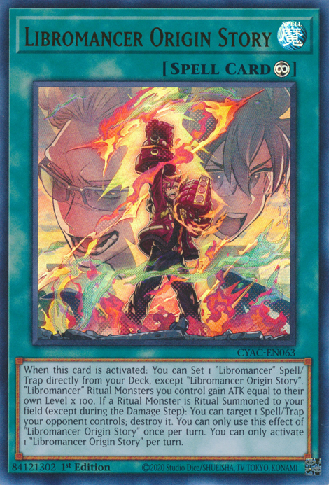 Libromancer Origin Story [CYAC-EN063] Ultra Rare | North Game Den