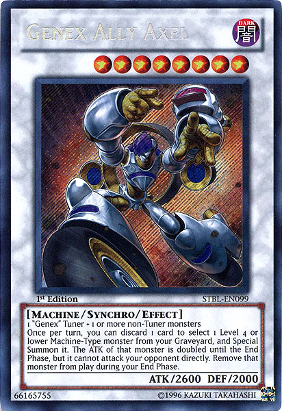Genex Ally Axel [STBL-EN099] Secret Rare | North Game Den