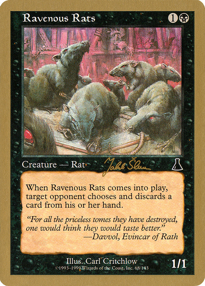 Ravenous Rats (Jakub Slemr) [World Championship Decks 1999] | North Game Den