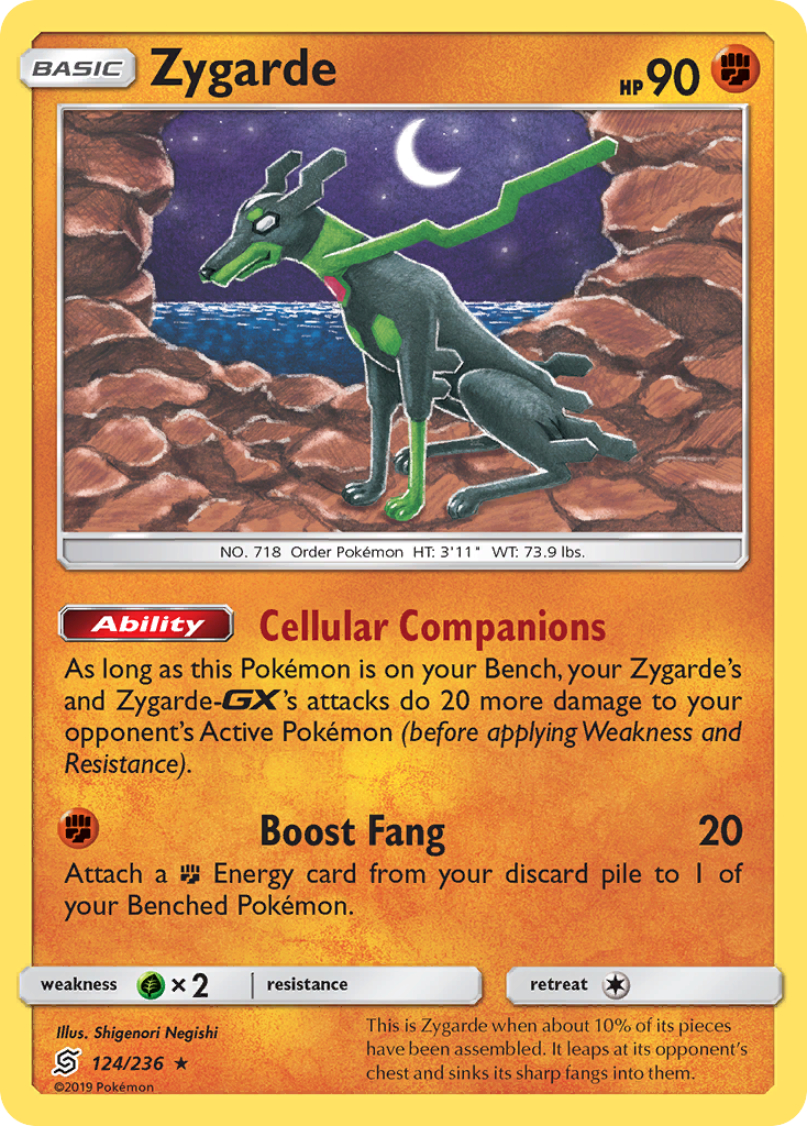 Zygarde (124/236) [Sun & Moon: Unified Minds] | North Game Den