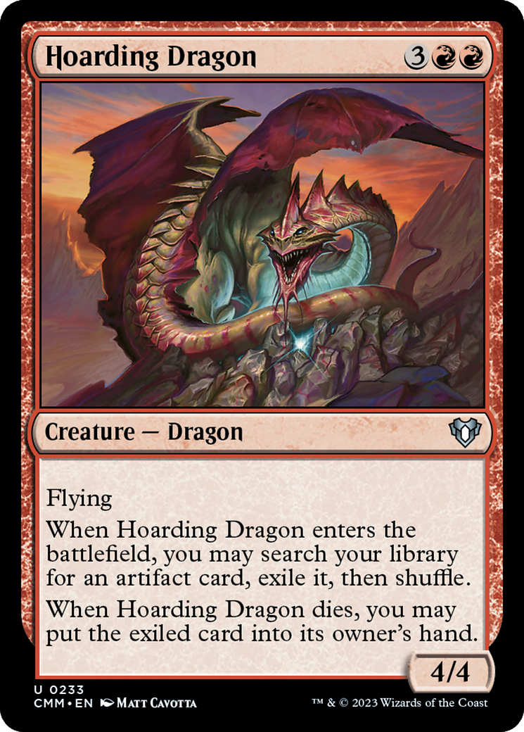 Hoarding Dragon [Commander Masters] | North Game Den