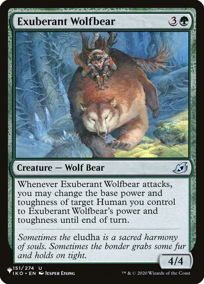 Exuberant Wolfbear [The List] | North Game Den