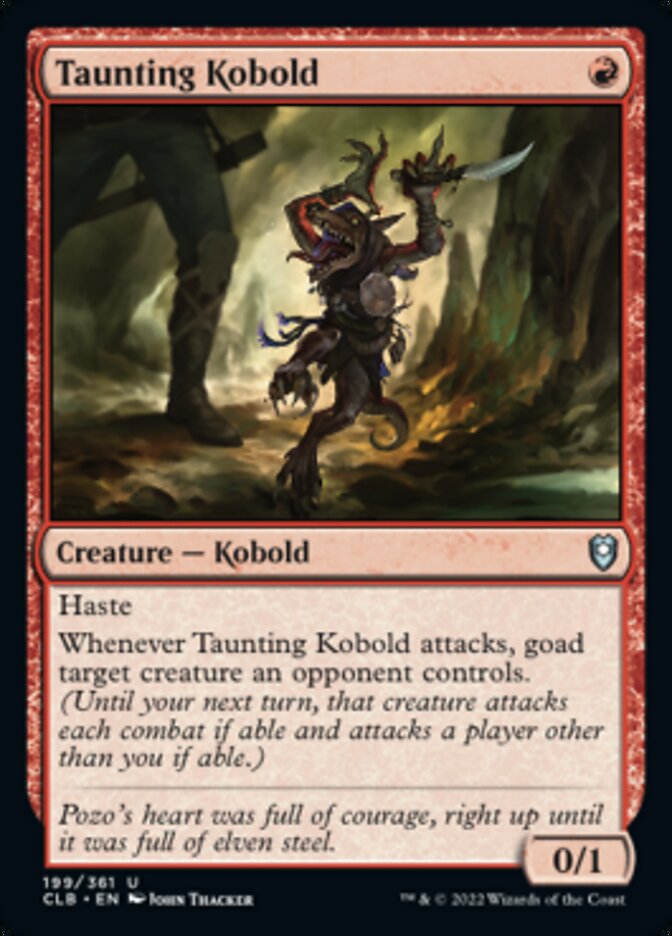 Taunting Kobold [Commander Legends: Battle for Baldur's Gate] | North Game Den
