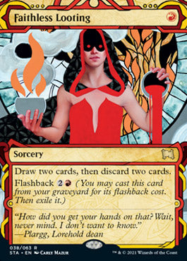 Faithless Looting (Etched Foil) [Strixhaven Mystical Archive] | North Game Den