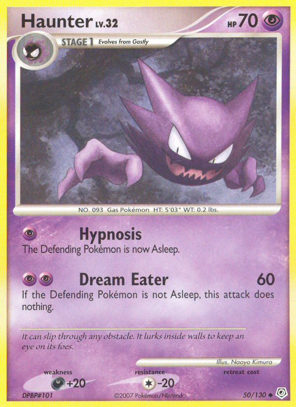 Haunter (50/130) [Diamond & Pearl: Base Set] | North Game Den