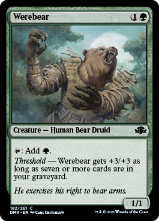 Werebear [Dominaria Remastered] | North Game Den