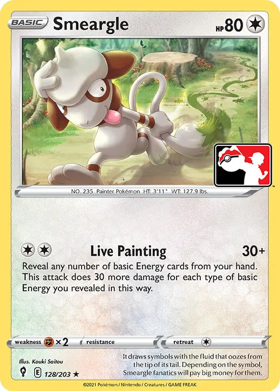 Smeargle (128/203) [Prize Pack Series One] | North Game Den