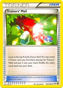 Trainers' Mail (92a/108) (Alternate Art Promo) [XY: Roaring Skies] | North Game Den