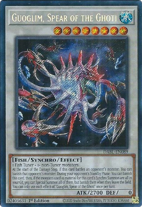 Guoglim, Spear of the Ghoti [DABL-EN089] Secret Rare | North Game Den