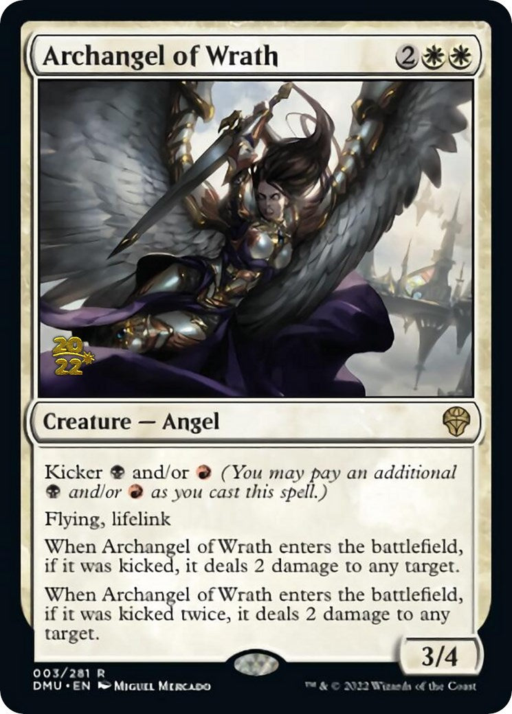 Archangel of Wrath [Dominaria United Prerelease Promos] | North Game Den