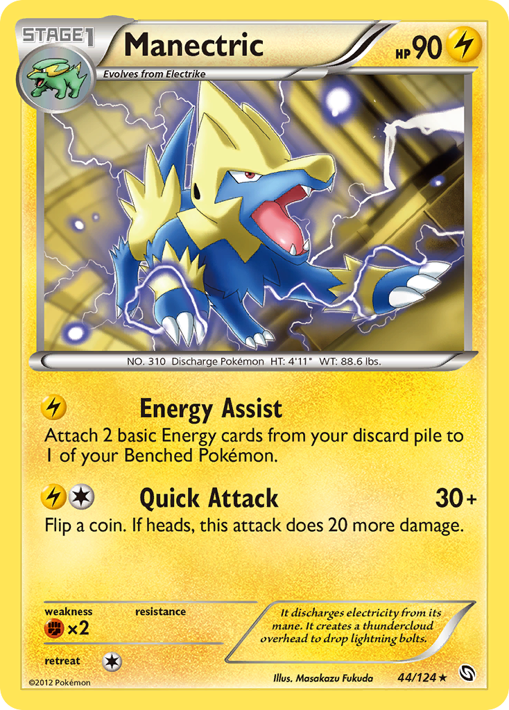 Manectric (44/124) [Black & White: Dragons Exalted] | North Game Den
