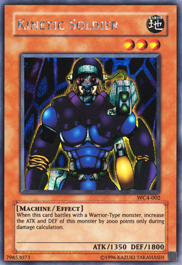 Kinetic Soldier [WC4-002] Secret Rare | North Game Den