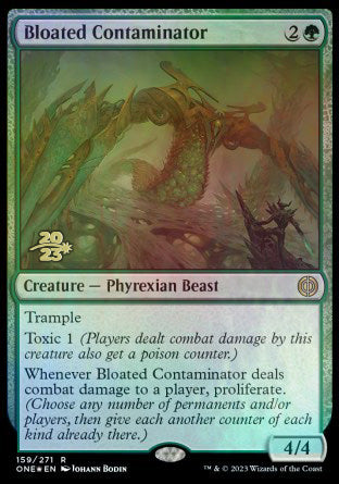 Bloated Contaminator [Phyrexia: All Will Be One Prerelease Promos] | North Game Den