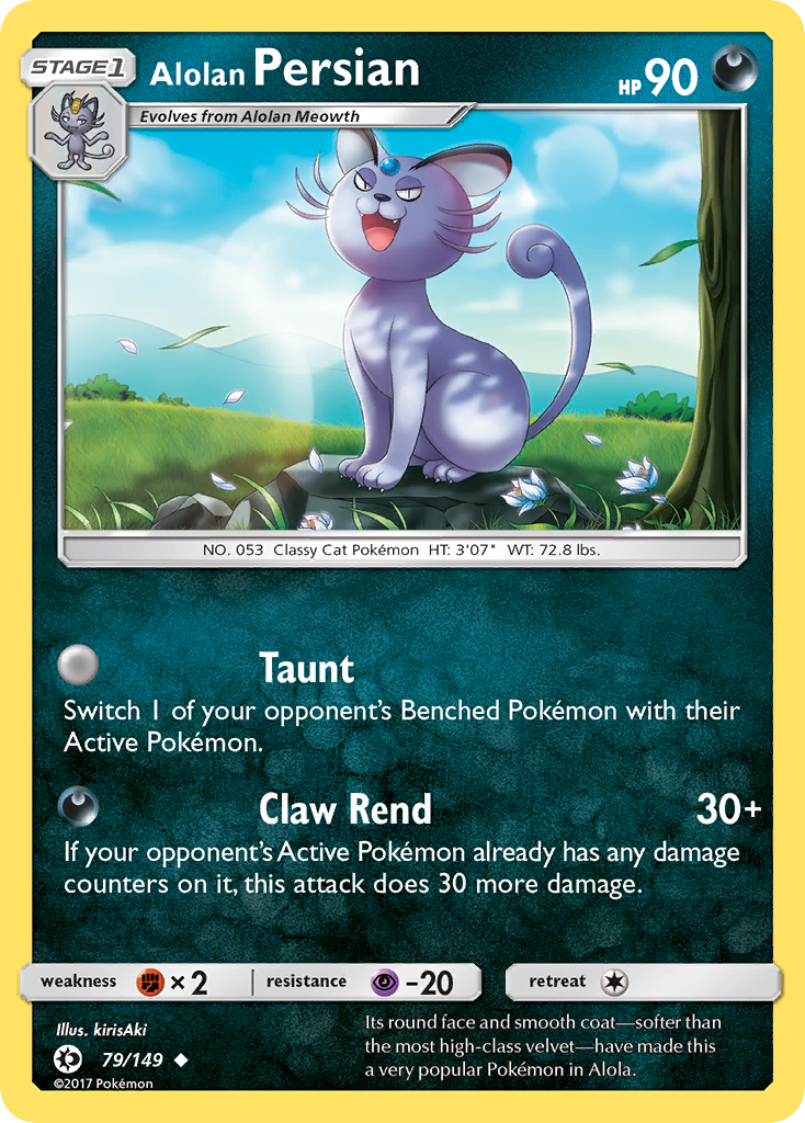 Alolan Persian (79/149) [Sun & Moon: Base Set] | North Game Den