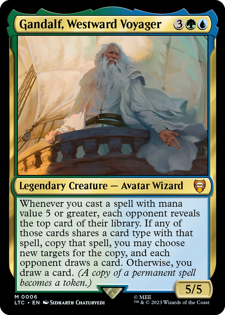 Gandalf, Westward Voyager [The Lord of the Rings: Tales of Middle-Earth Commander] | North Game Den