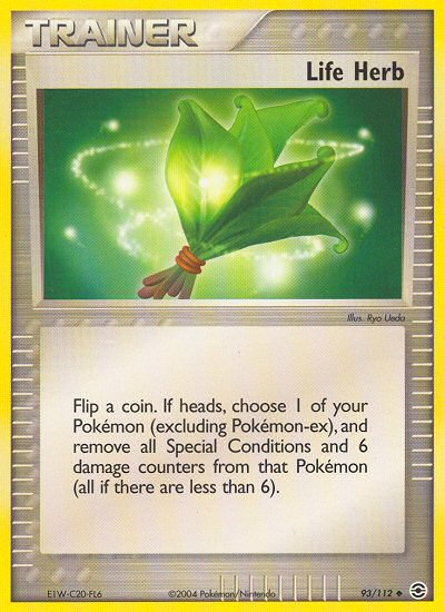 Life Herb (93/112) [EX: FireRed & LeafGreen] | North Game Den