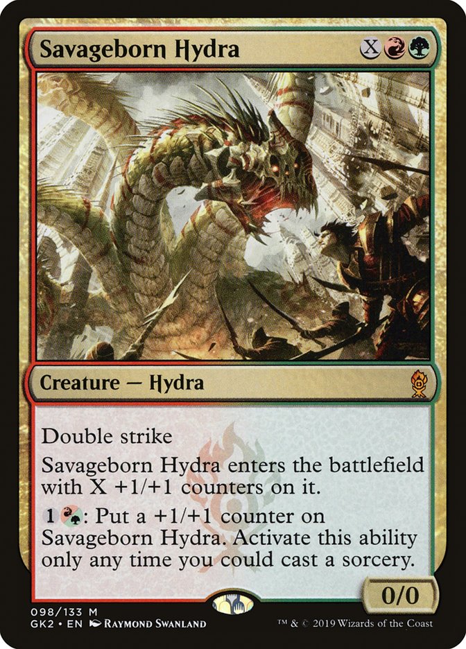 Savageborn Hydra [Ravnica Allegiance Guild Kit] | North Game Den