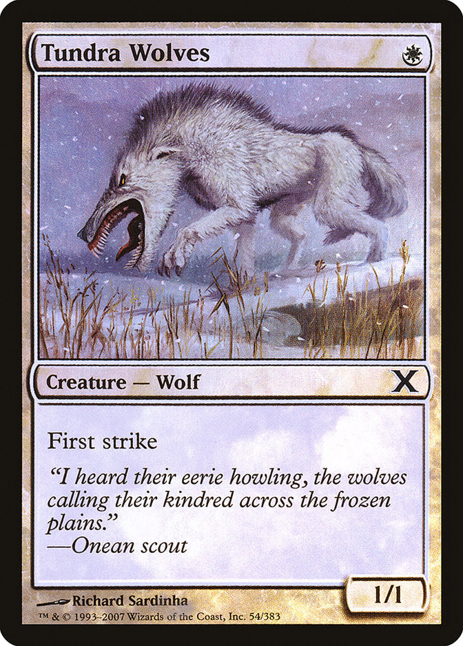 Tundra Wolves (Premium Foil) [Tenth Edition] | North Game Den