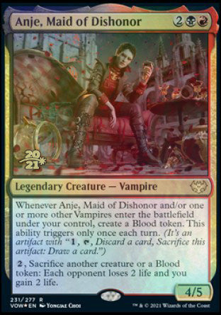 Anje, Maid of Dishonor [Innistrad: Crimson Vow Prerelease Promos] | North Game Den