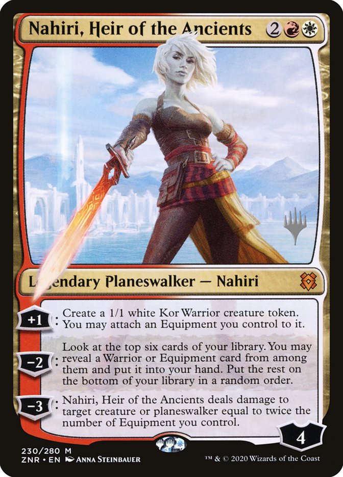 Nahiri, Heir of the Ancients (Promo Pack) [Zendikar Rising Promos] | North Game Den