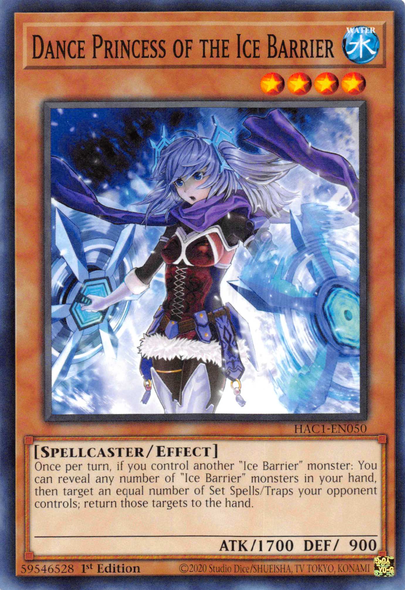 Dance Princess of the Ice Barrier [HAC1-EN050] Common | North Game Den