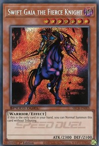 Swift Gaia the Fierce Knight (Secret) [SBCB-EN005] Secret Rare | North Game Den