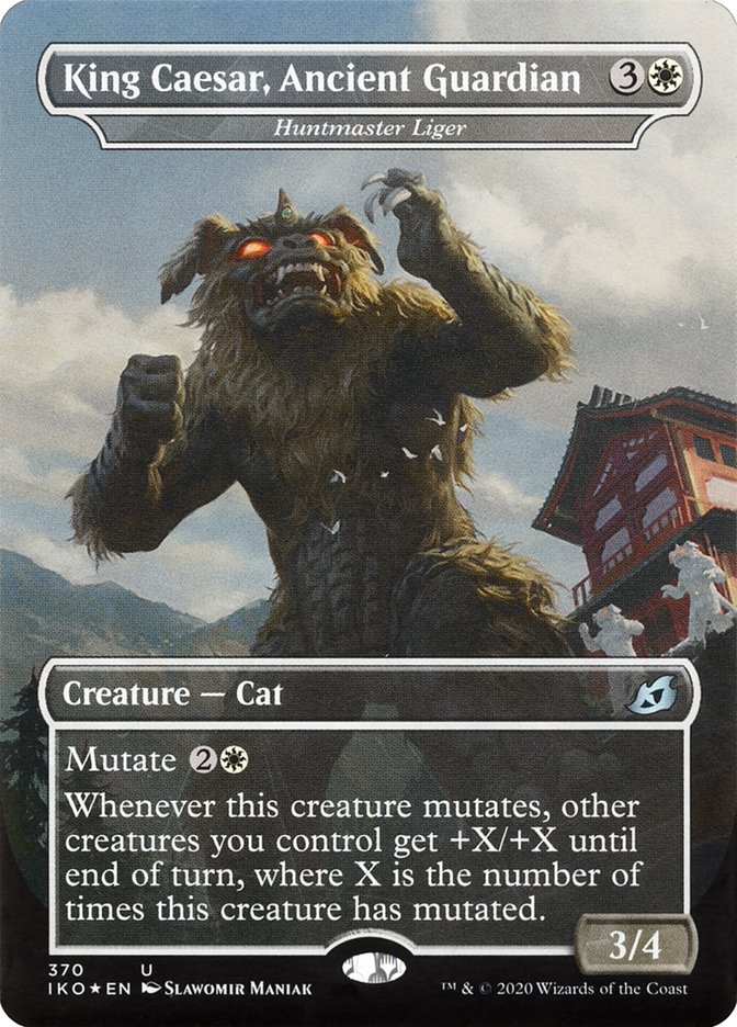 Huntmaster Liger - King Caesar, Ancient Guardian (Godzilla Series) [Ikoria: Lair of Behemoths] | North Game Den