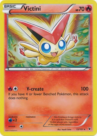 Victini (15/101) (Jumbo Card) [Black & White: Noble Victories] | North Game Den