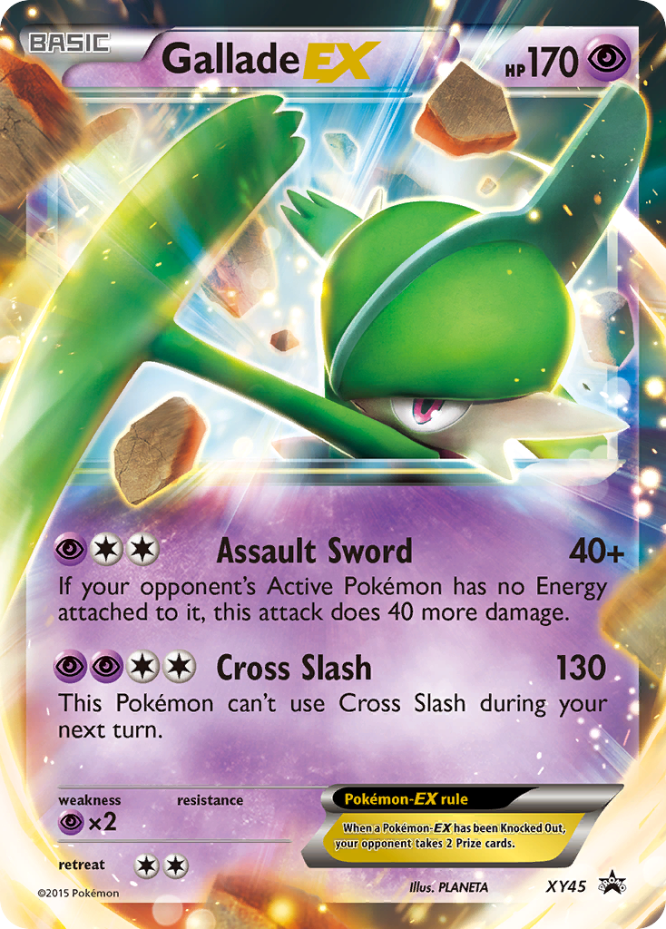 Gallade EX (XY45) [XY: Black Star Promos] | North Game Den