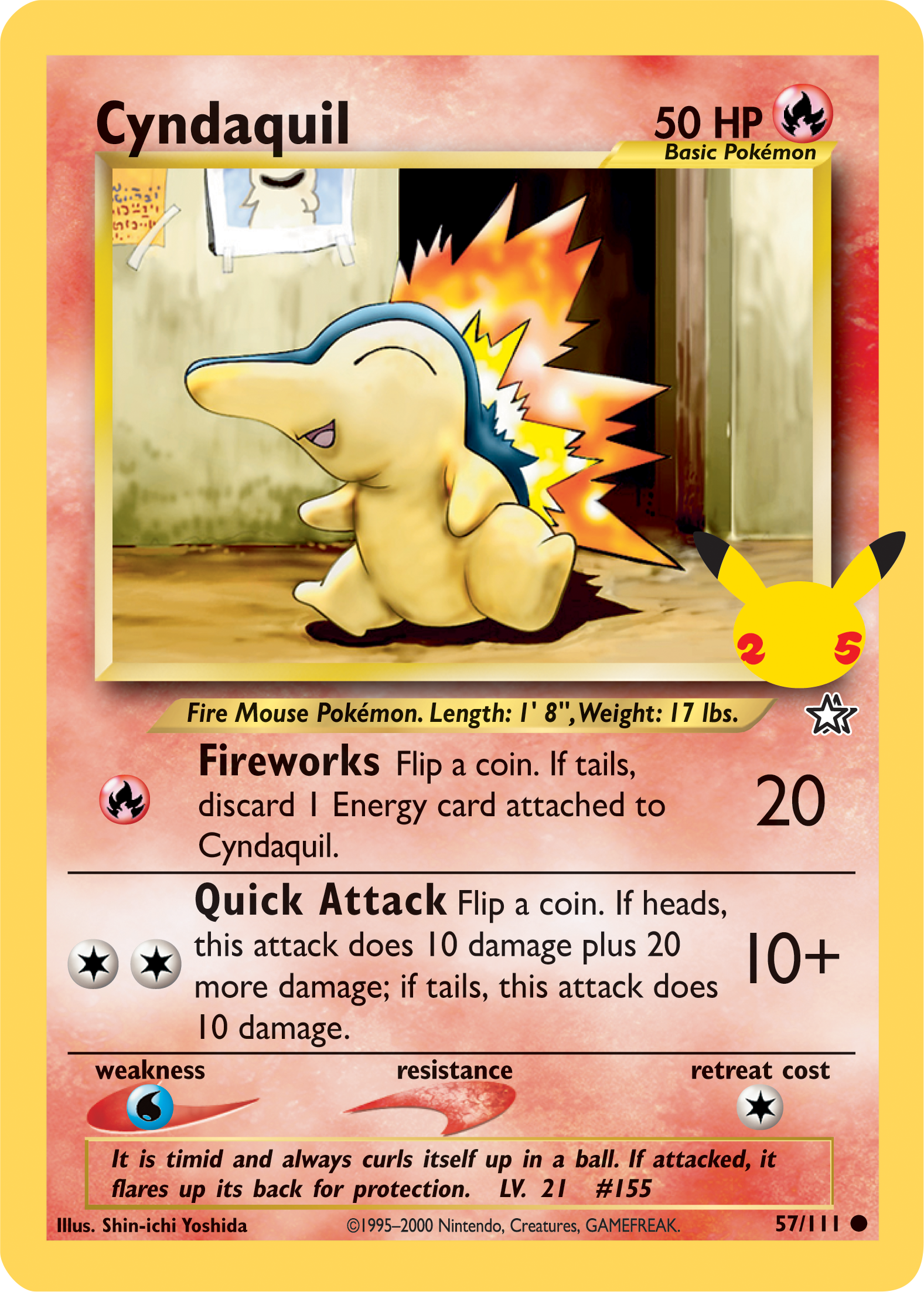 Cyndaquil (57/111) [First Partner Pack] | North Game Den