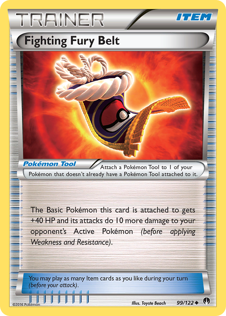 Fighting Fury Belt (99/122) [XY: BREAKpoint] | North Game Den