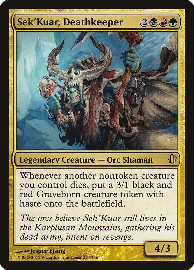 Sek'Kuar, Deathkeeper [Commander 2013] | North Game Den