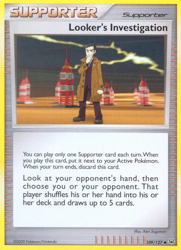 Looker's Investigation (109/127) [Platinum: Base Set] | North Game Den