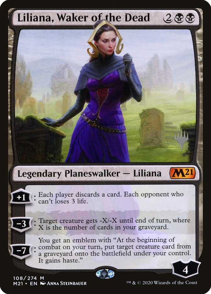 Liliana, Waker of the Dead (Promo Pack) [Core Set 2021 Promos] | North Game Den