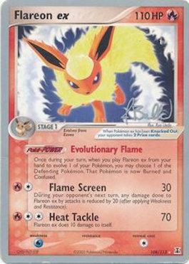 Flareon ex (108/113) (Eeveelutions - Jimmy Ballard) [World Championships 2006] | North Game Den