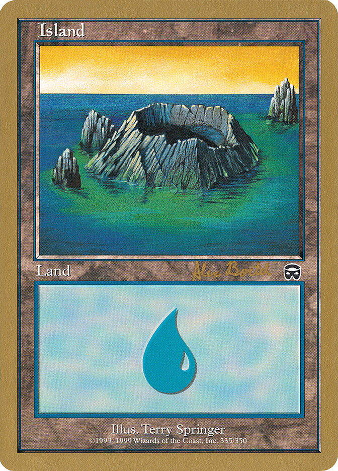 Island (ab335) (Alex Borteh) [World Championship Decks 2001] | North Game Den