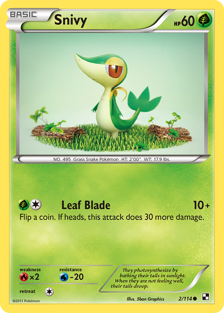 Snivy (2/114) [Black & White: Base Set] | North Game Den