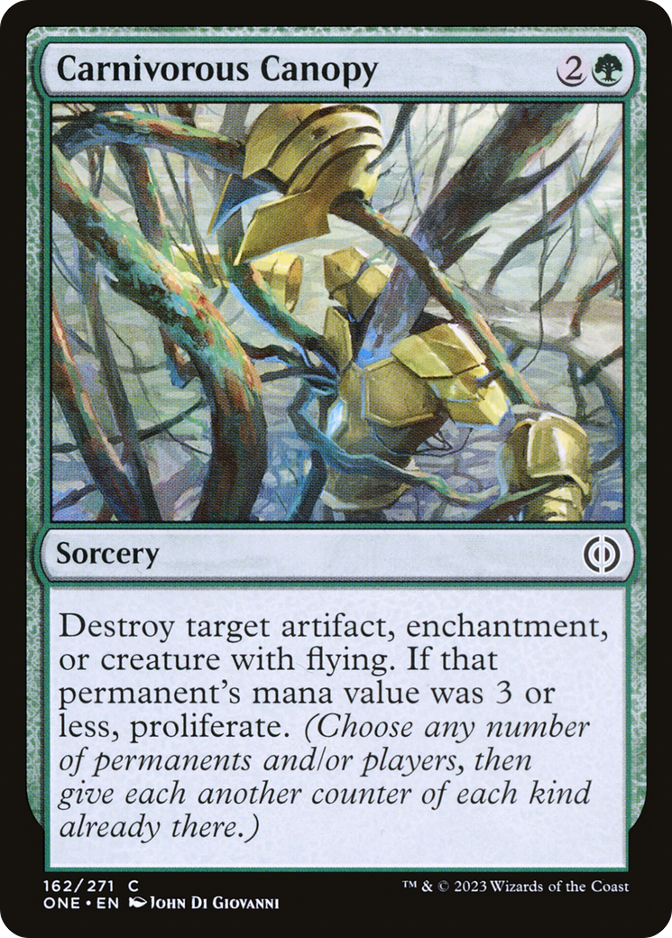 Carnivorous Canopy [Phyrexia: All Will Be One] | North Game Den