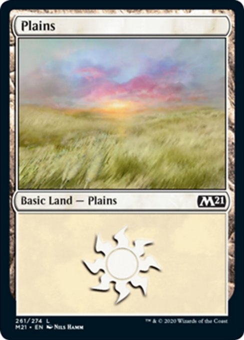 Plains (261) [Core Set 2021] | North Game Den